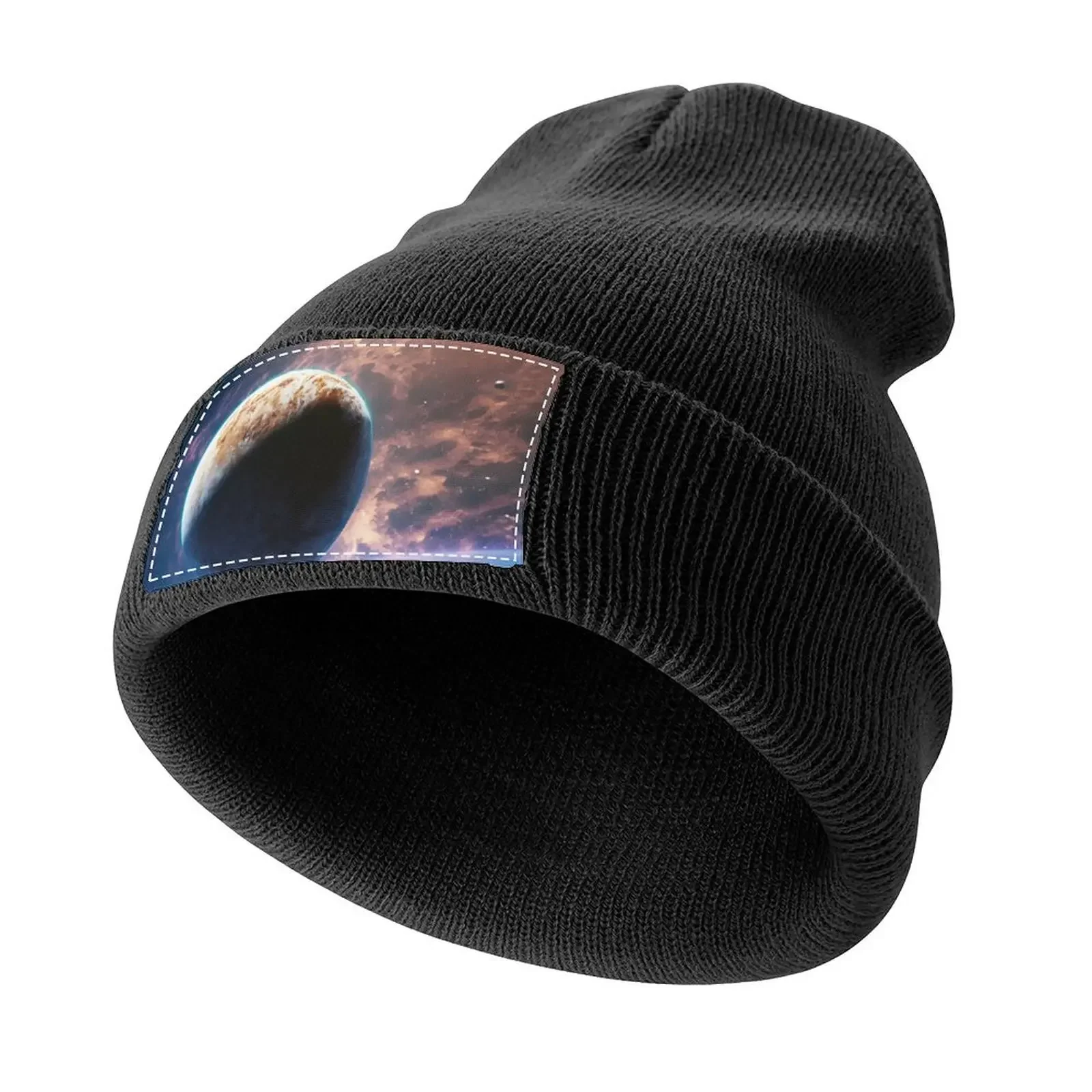 Planets in Space Knitted Cap Visor Mountaineering Wild Ball Hat Dropshipping Men Hats Women's