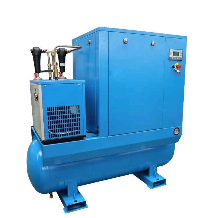 APCOM Low Noise Compresseur Rotary Aircompressors 10bar 145psi 15KW 20 Combined  22kw air Dryers Screw Compressor 30