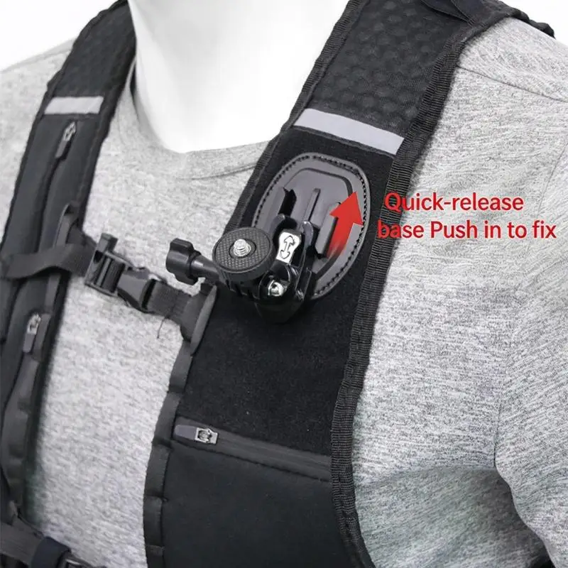 

Universal Camera Chest Mount Vests For HandsFree First Person View Recording 83CF