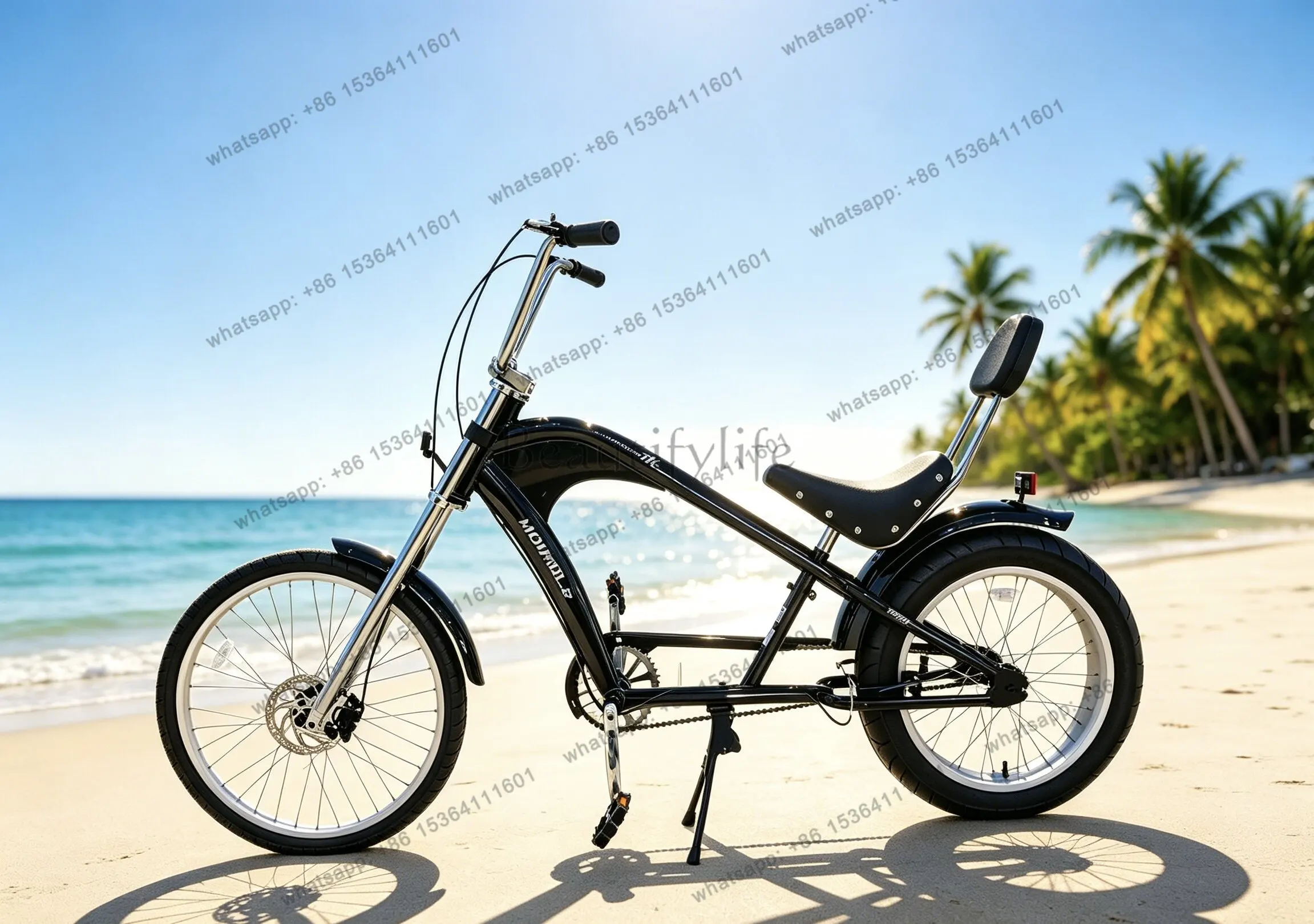 PG front 24 rear 20 classic retro Harley bike fat tire personality Harley bike