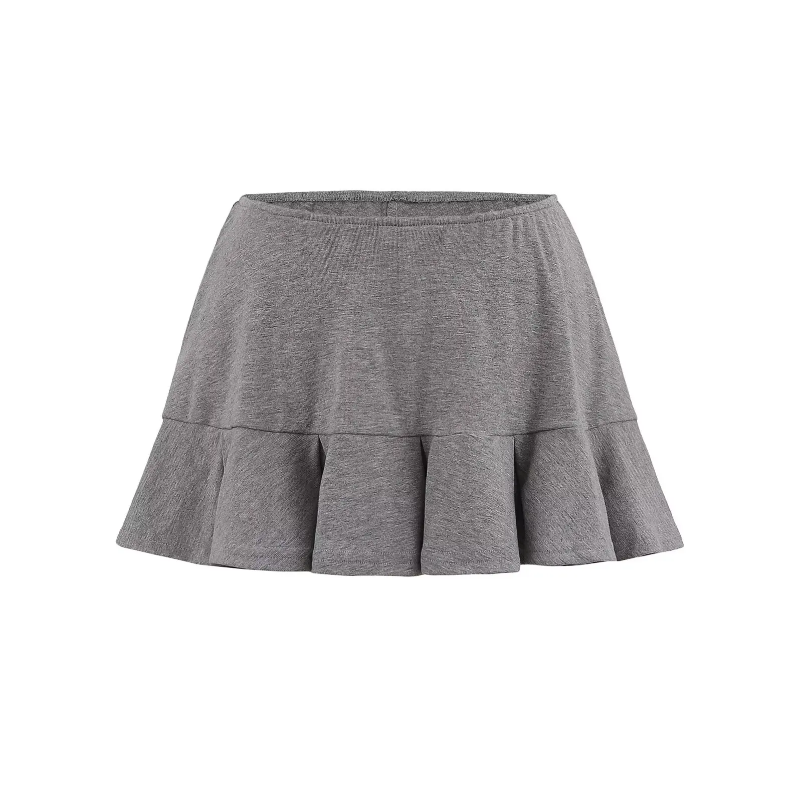 تنورة نسائية قصيرة مطوية على شكل حرف A مضادة للضوء بأسلوب رياضي أمريكي عصري للصيف