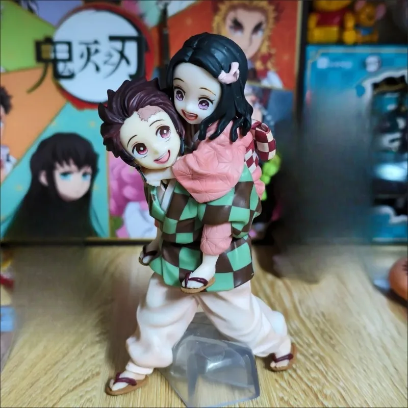

Bandai Banpresto Demon Slayer Immortal Bond A Reward Last Kamado Tanjirou Back Kamado Nezuko Модель в подарок Аниме Фигурка Pixiv