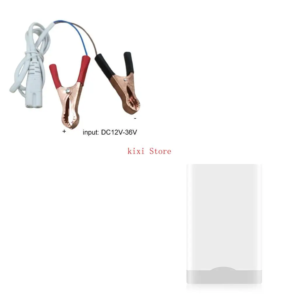 Converter Battery Clip 12V-36V QC3.0 USB Power Adapter 3 Ports Automatic