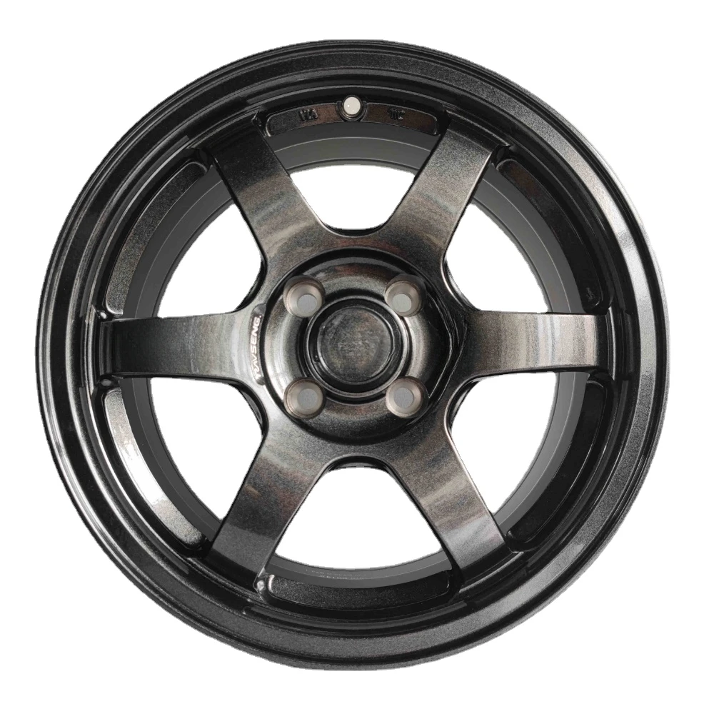 Bku racing passenger car wheels 15 16 17 18 inch 4x100 5x114.3 wheels for sport racing rims TE37 wheels civic jazz GK5  *4