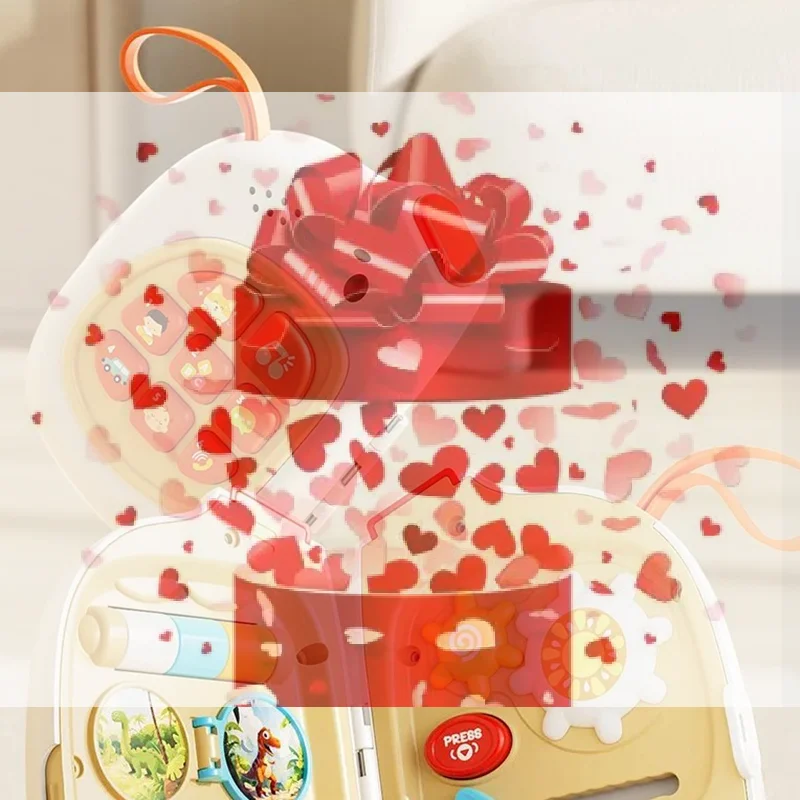 【BS】Elefanten-Telefon-Spielzeug mit Musik für Babys 2-in-1 Sensorisches Spielzeug Lustiges Erzähltelefon Montessori Lernspielzeug Kindergeschenk