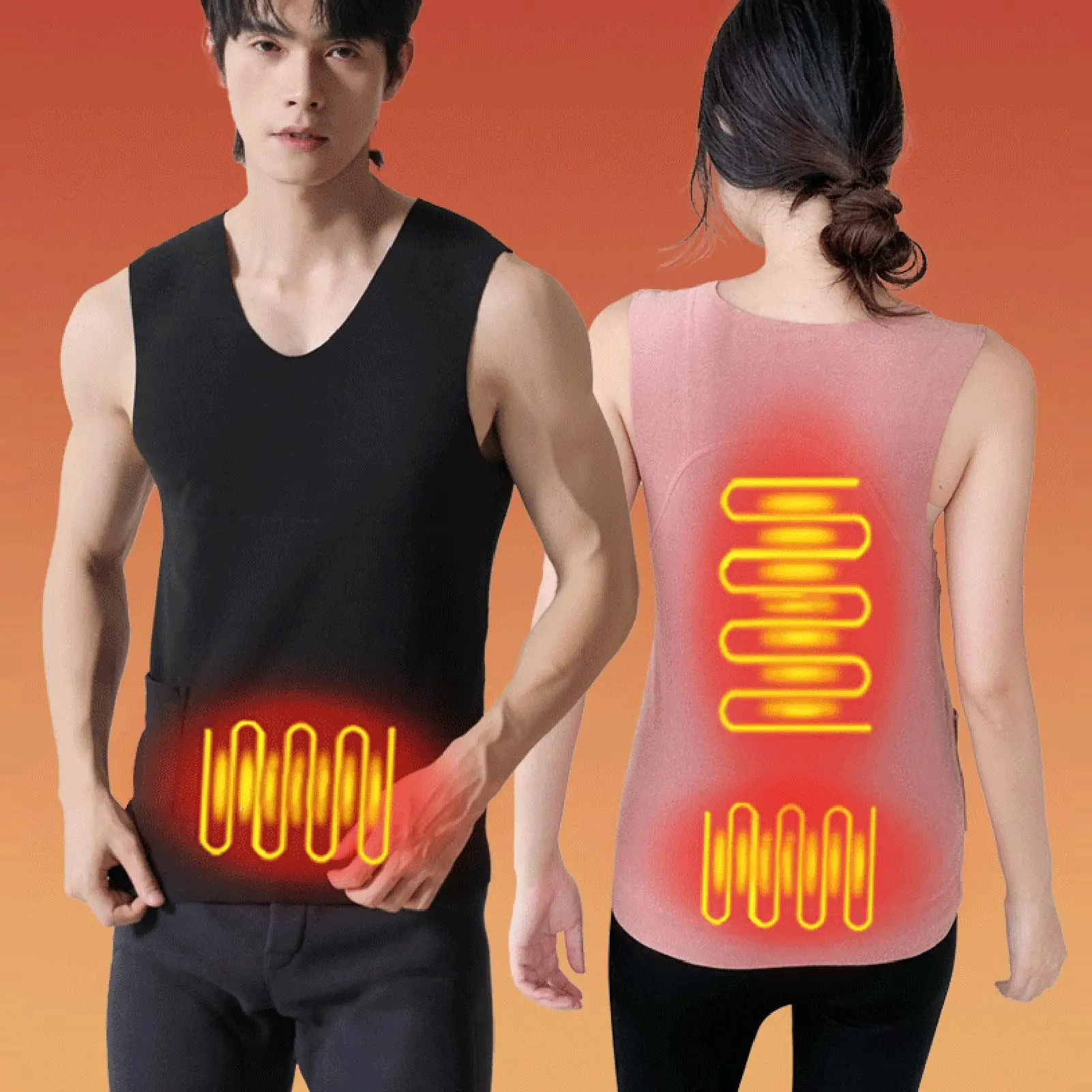 

Heated Vest Washable Lightweight, USB Warming Jacket for Biking Riding Work, Indoor Outdoor Cycling Golf Winter Sports