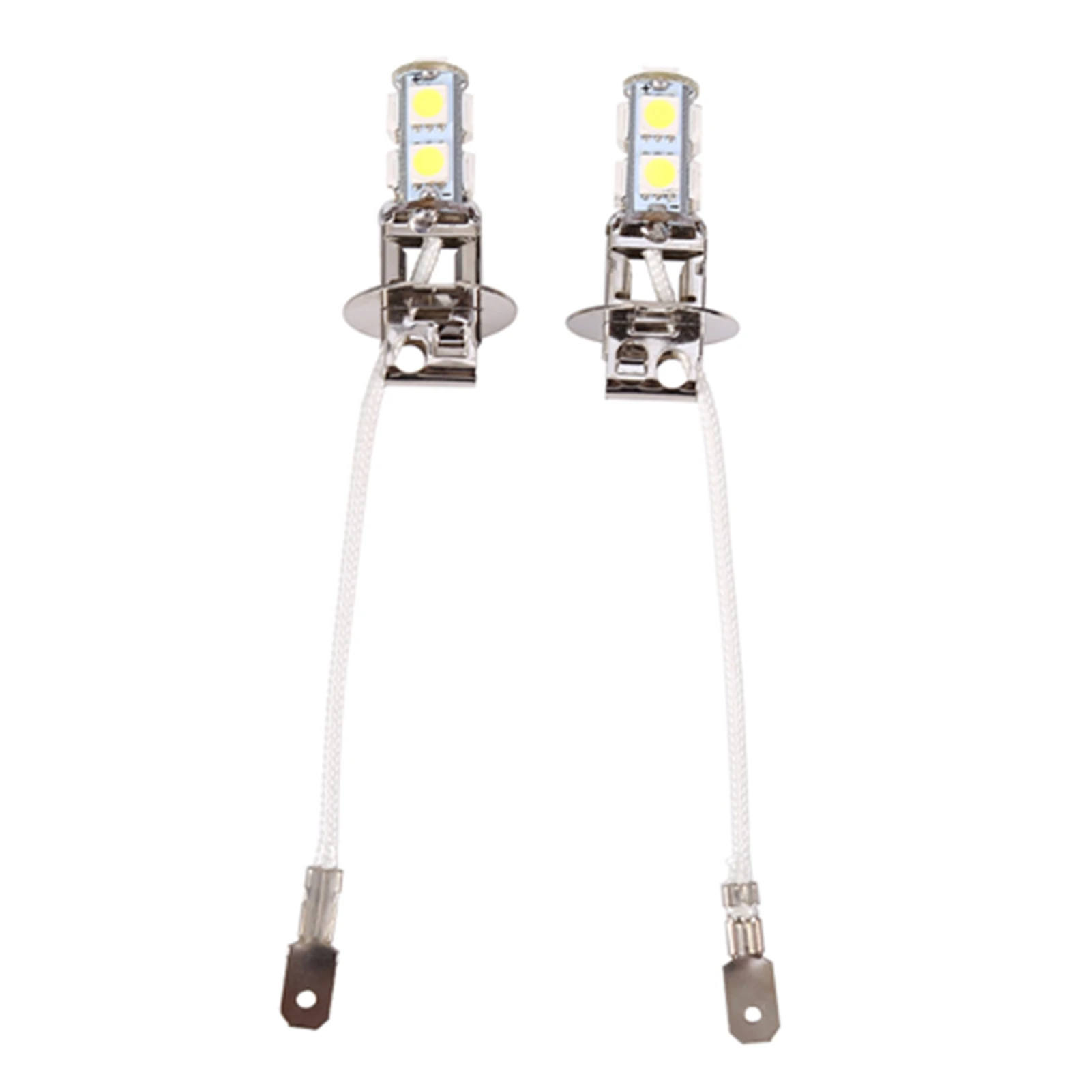 2pcs H3 6500k~7000k White 9 SMD LED Xenon Bulbs DC12V Auto Car Fog Light Lamp LED Bulbs