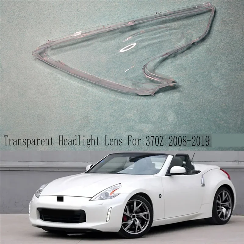 

Headlight Cover For Nissan 370Z Headlamp Shell Mask Transparent Headlight Lens Car Lights Shell Lamp Shade 370Z Lamp Shade Left-