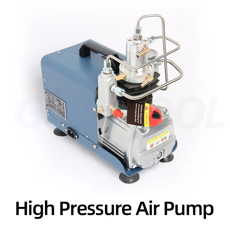 High Pressure Pump 30Mpa Air Compressor Pump Electric High Pressure Pump Automatic Stop Air Pistol Air Rifle Compressor 1800W