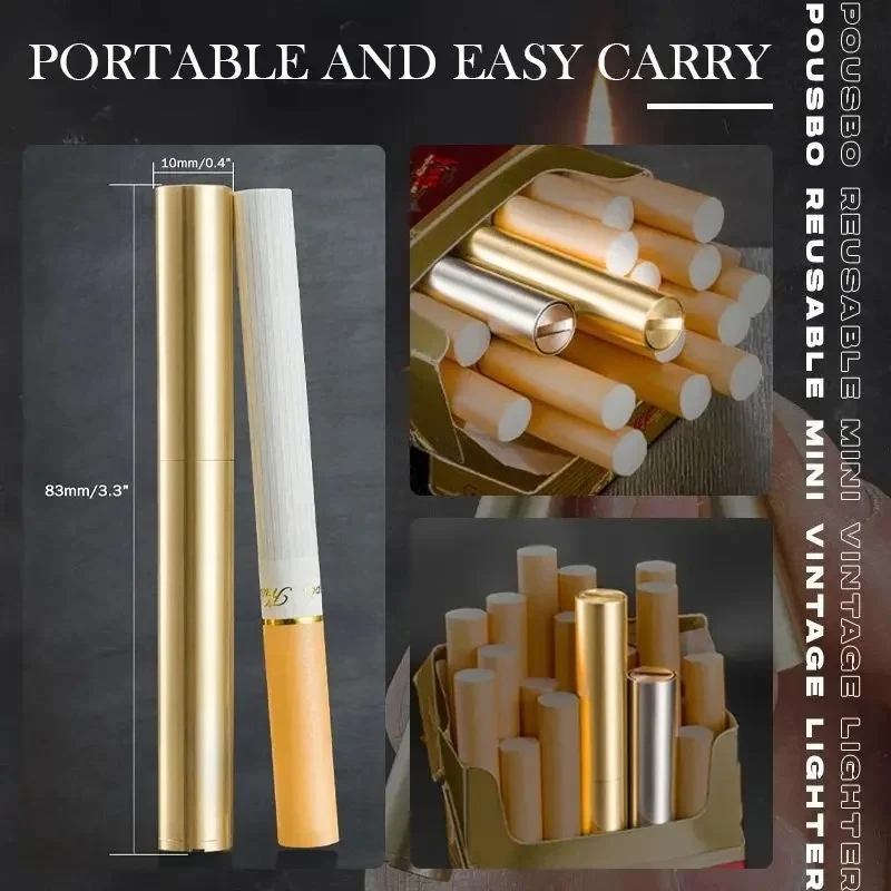 Encendedor Nunchakus para hombres, papá, marido, regalo de Navidad, encendedor Vintage, encendedor Nunchucks, encendedor a prueba de viento, latón inoxidable, acero eléctrico