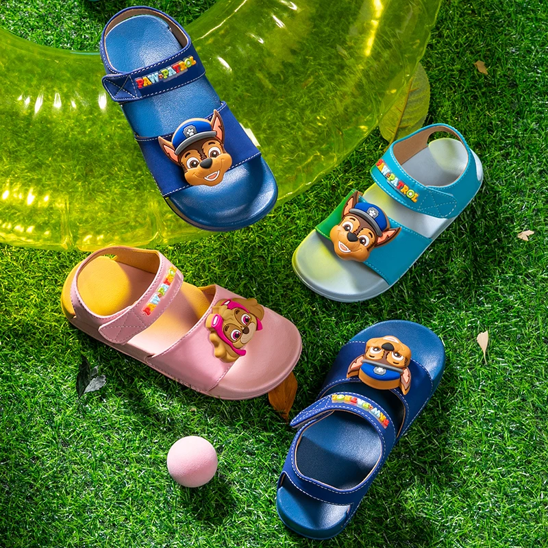 Sandali per bambini PAW Patrol, nuove scarpe da spiaggia antiscivolo estive, sandali leggeri con suola morbida per ragazzi e ragazze