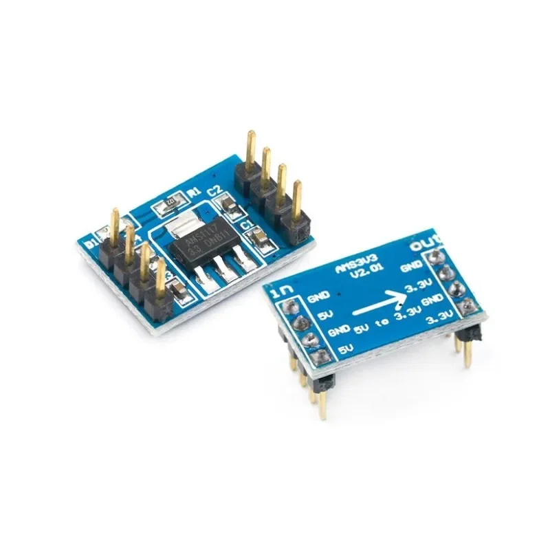 

3.3V Voltage Regulator Module Ams1117 Voltage Regulator chip / 5V to 3.3V module Dual Channel easy connection