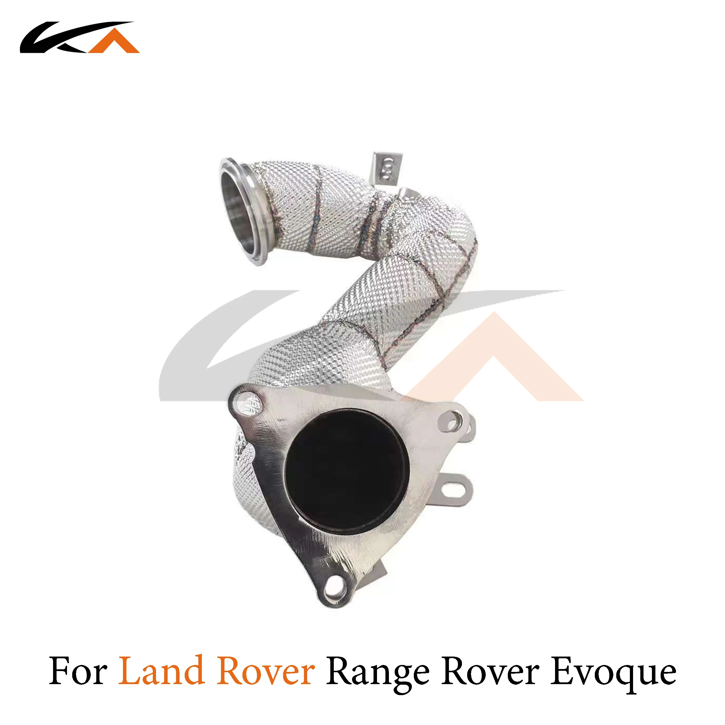 KA Tuning downpipe exhaust stainless headers for Land Rover Range Rover Evoque 2.0T axle pipe performance heat shield catalysis