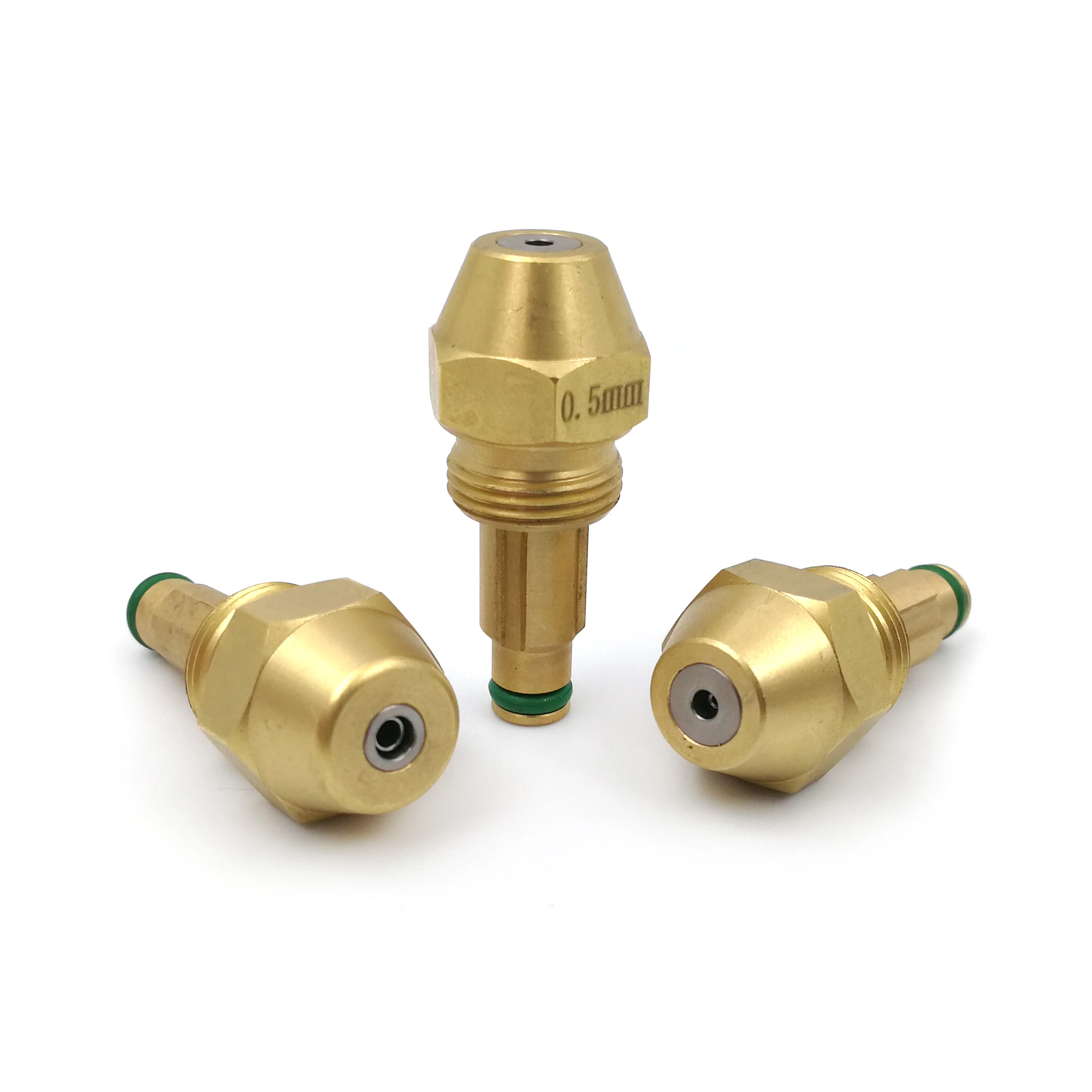 Waste oil burner nozzle,oil burner jet,siphone full cone oil nozzle, burner oil injector,air atomizing nozzle