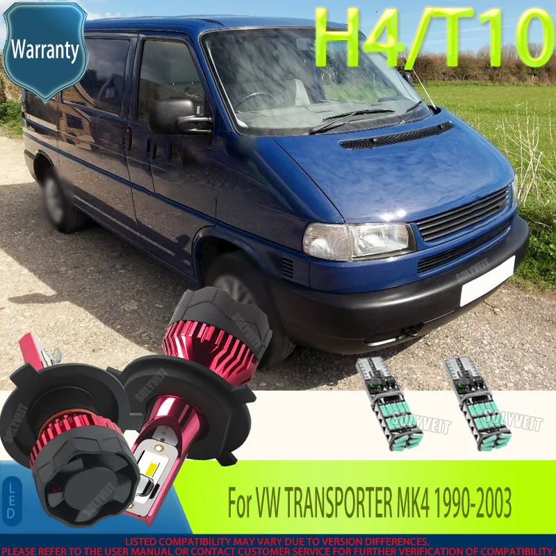 

The Bulb That Respects Your Schedule: 60000 Hrs of Uninterrupted Service For VW TRANSPORTER MK4 1990 1991 1992 1993 1994-2003