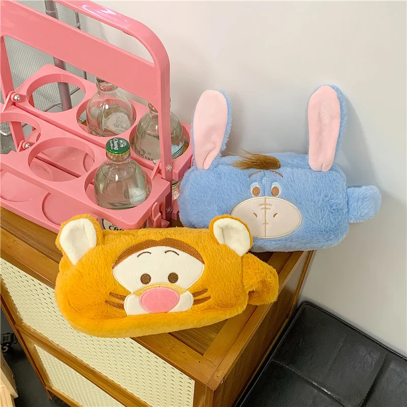 Tigger, Winnie the Pooh, Piglet, Eeyore Cute Creative Cartoon Pattern Large Capacity Storage Makeup Bag and Pencil Case - view 3