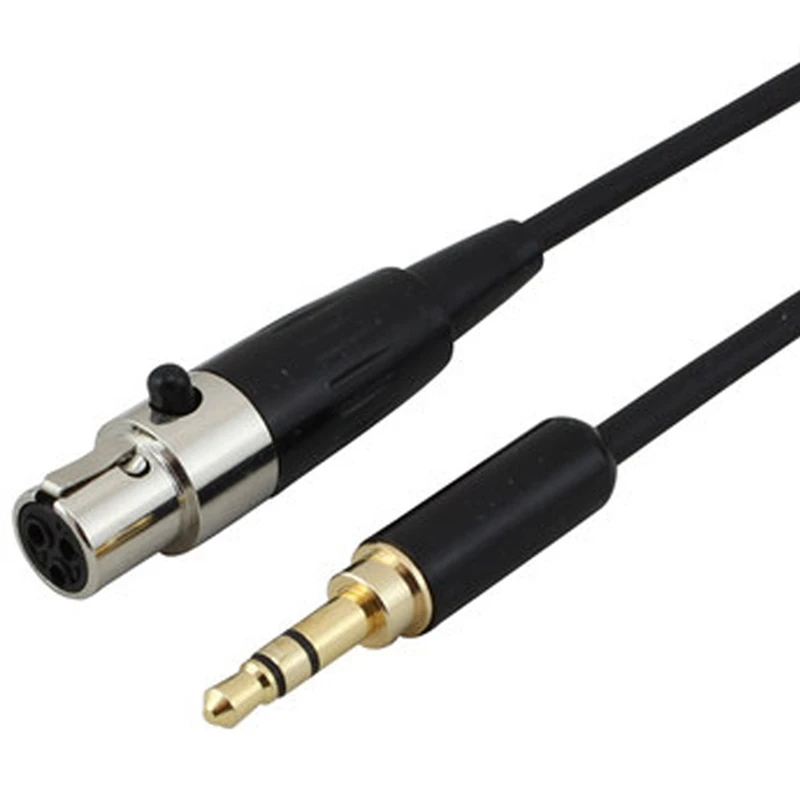 Hot 4Pcs 3.5Mm Jack To 3Pin Mini XLR Female For BM800 PC Headphone Mixer Microphone Stereo Camera Amplifier 0.