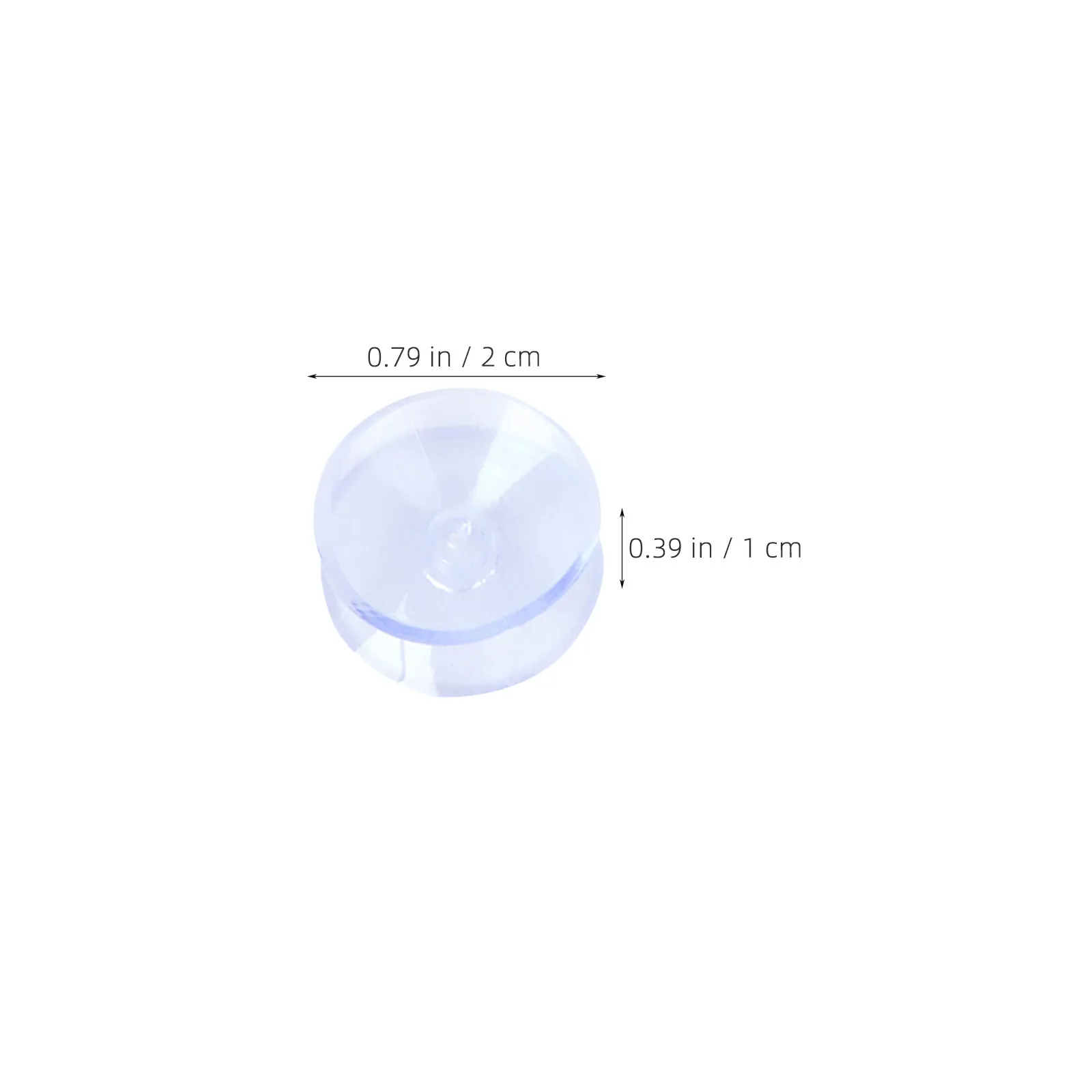 48Pcs Clear Glass Table Top Suction Pads Tea Table Anti-Slip Spacer Pads Furniture Protectors Furniture Spacers