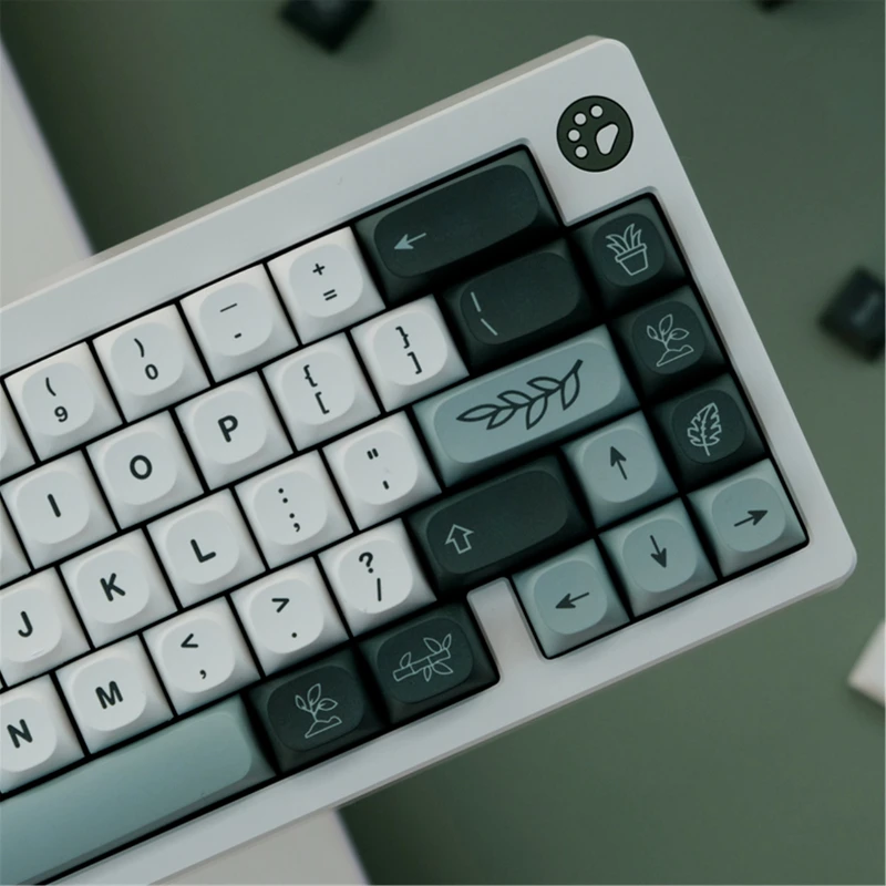 Imagem -04 - Gmk Botânico Keycaps Perfil ma Personalizado Subdye Key Cap Layout Ansi Iso Teclado Mecânico de Jogo Legal Pbt