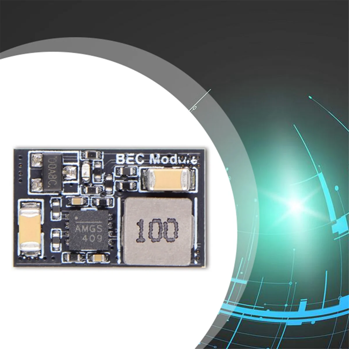 Módulo ABJZ COB 5V 10V 12V BEC com interruptor de controle para estranho 25/35 COB Light RC FPV Racing Drone