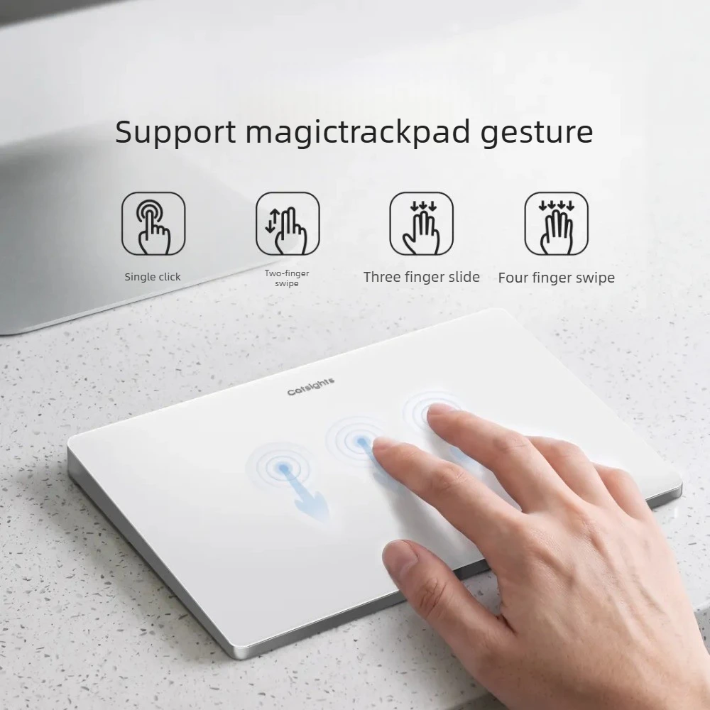 Catsights Touchpad Mouse for Windows Mac Multi-System Multi-Gesture Trackpad Touchpad with Numeric Keypad Laptop Accessories