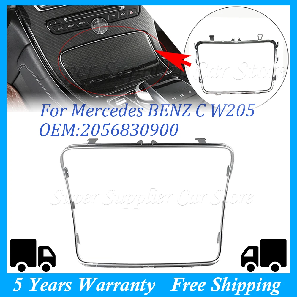 

2056830900 NEW Water Cup Holder Strip Plating Ashtray Trim Ring For Mercedes BENZ C W205 C200 C250 C300 C400 GLC W253 GLC200 300