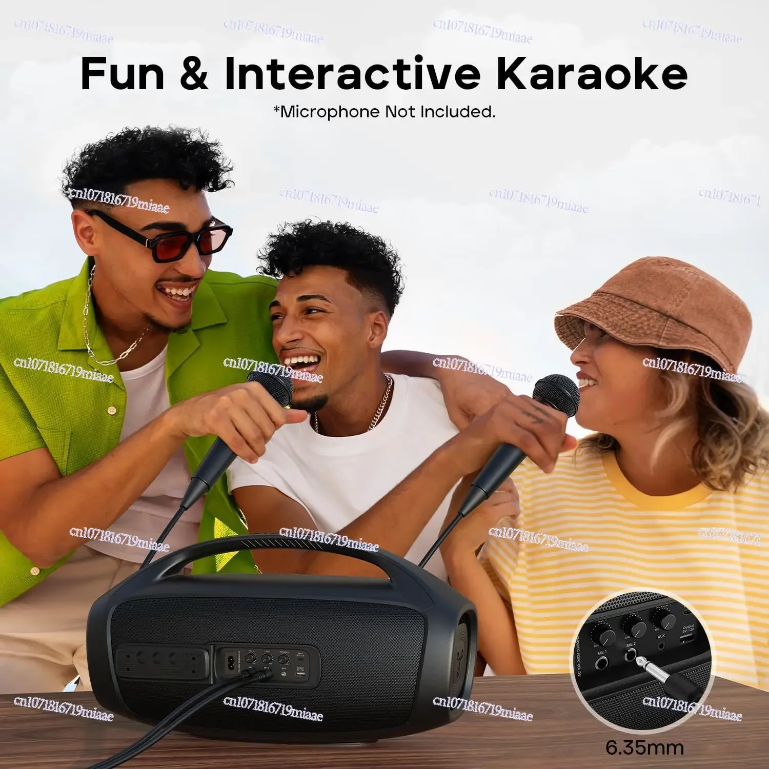 200W Wireless Blast 2 Portable Speaker Subwoofer XBass LED Light IP67 30H Playtime TWS Pairing