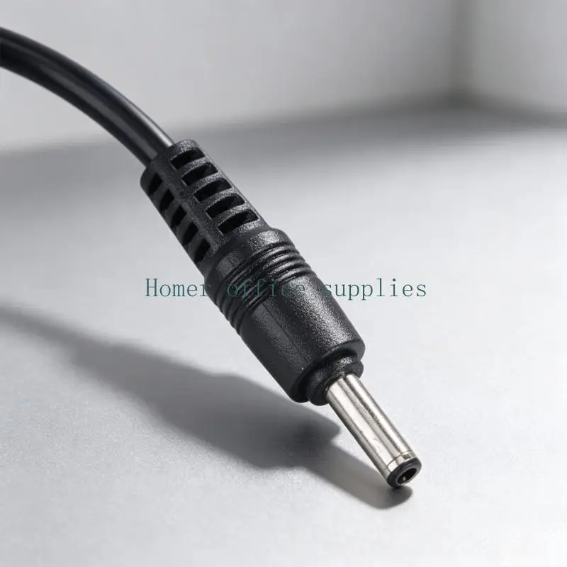 K43B Small Electronics USB C to DC3.5X1.35MM Power Cable with 90 Degree 12V Type C End for Home Office Placement and Smooth