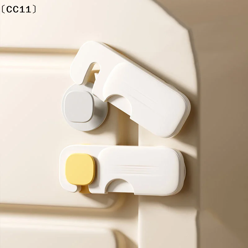 

Baby Anti-Pinch Hand Cabinet Door Buckle Home Refrigerator Lock Multi-Function Drawer Locks For Kids Security Protection〔CC11〕