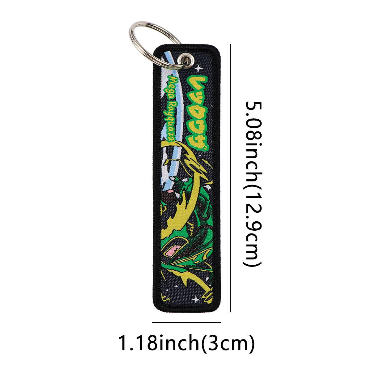 1Pcs Cartoon Game Embroidery Key Chain for Motorcycles Cars Men Women Key Fobs Holder Key Tag Key Ring Backpack Accessories Gift