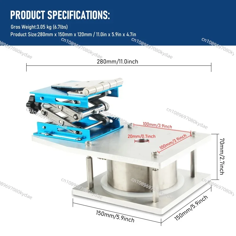Vacuum Suction Inverted Mold Machine - DIY Casting for Gold Silver Copper with Plaster Mold and Vacuum Adsorption
