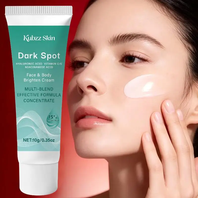 15% Multi-Effect Brightening Cream, 10g Cream-Like Dark Spot Repair Essence, Containing Hyaluronic Acid, Vitamin C/E & Niacinamide, for a More Even Skin Tone, Evens Out Skin Tone and Brightens, Suitable for Face and Body, All Skin Types, for Daily Use