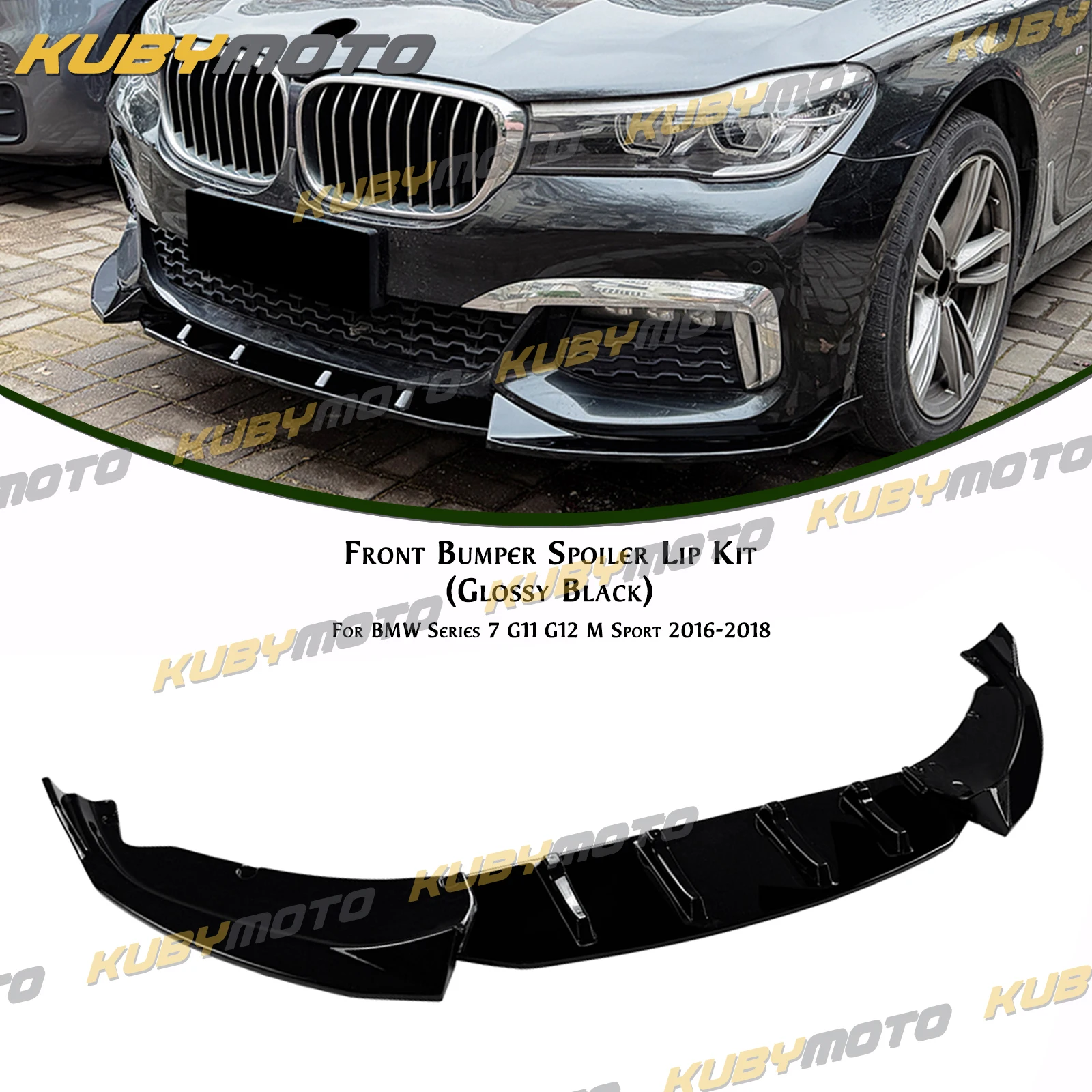 

Передний спойлер-сплиттер для BMW 7 серии G11 G12 M Sport 2016-2018
