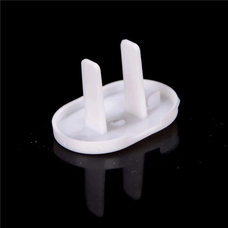 200Pcs Anti Electric Shock Plugs Protector Cover Cap Power Socket Electrical Outlet Baby Children Safety Guard Two Holes