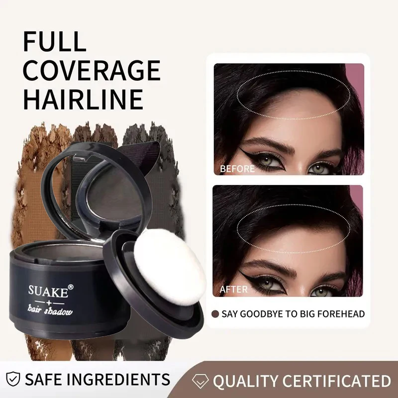 Polvo para Rellenar el Cabello, Rellena Instantáneamente las Divisiones, Aspecto Natural Ligero, Polvo para Contornear el Cabello, Unisex, Disimula las Zonas Calvas