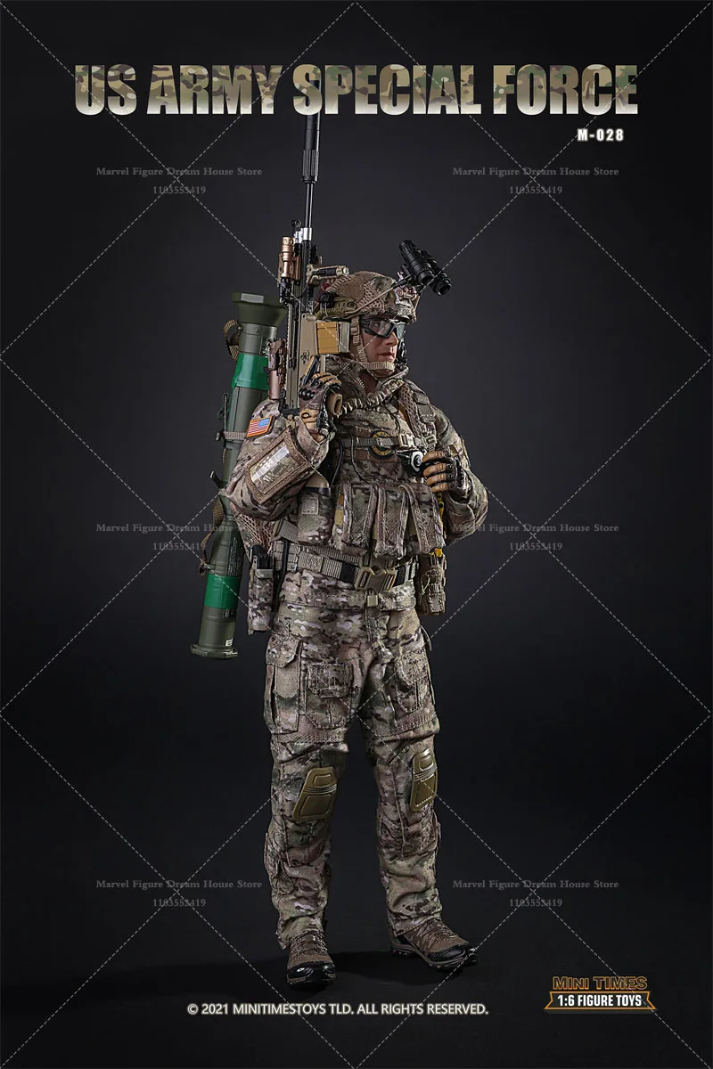 Équipement de réaction militaire des forces spéciales de l'armée, échelle 1/6, ensemble complet de 12 pouces, figurine de soldat, en Stock, mini jouets M028