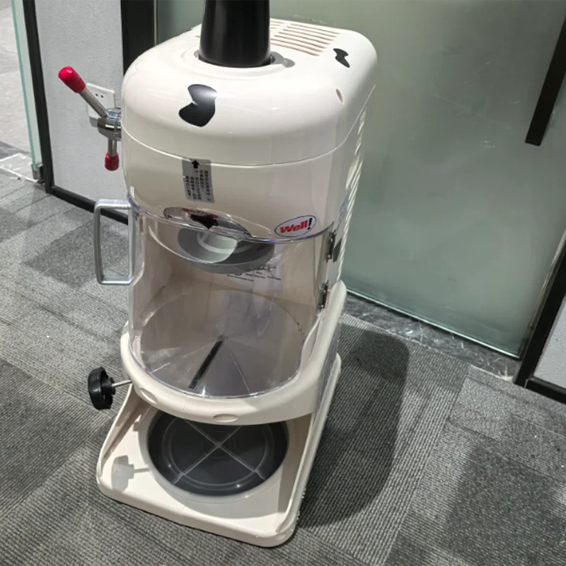 Hot Sale Commercial Continuous Ice Machine Countertop Snow Ice   Crusher Homemade Ice Shaver Machine