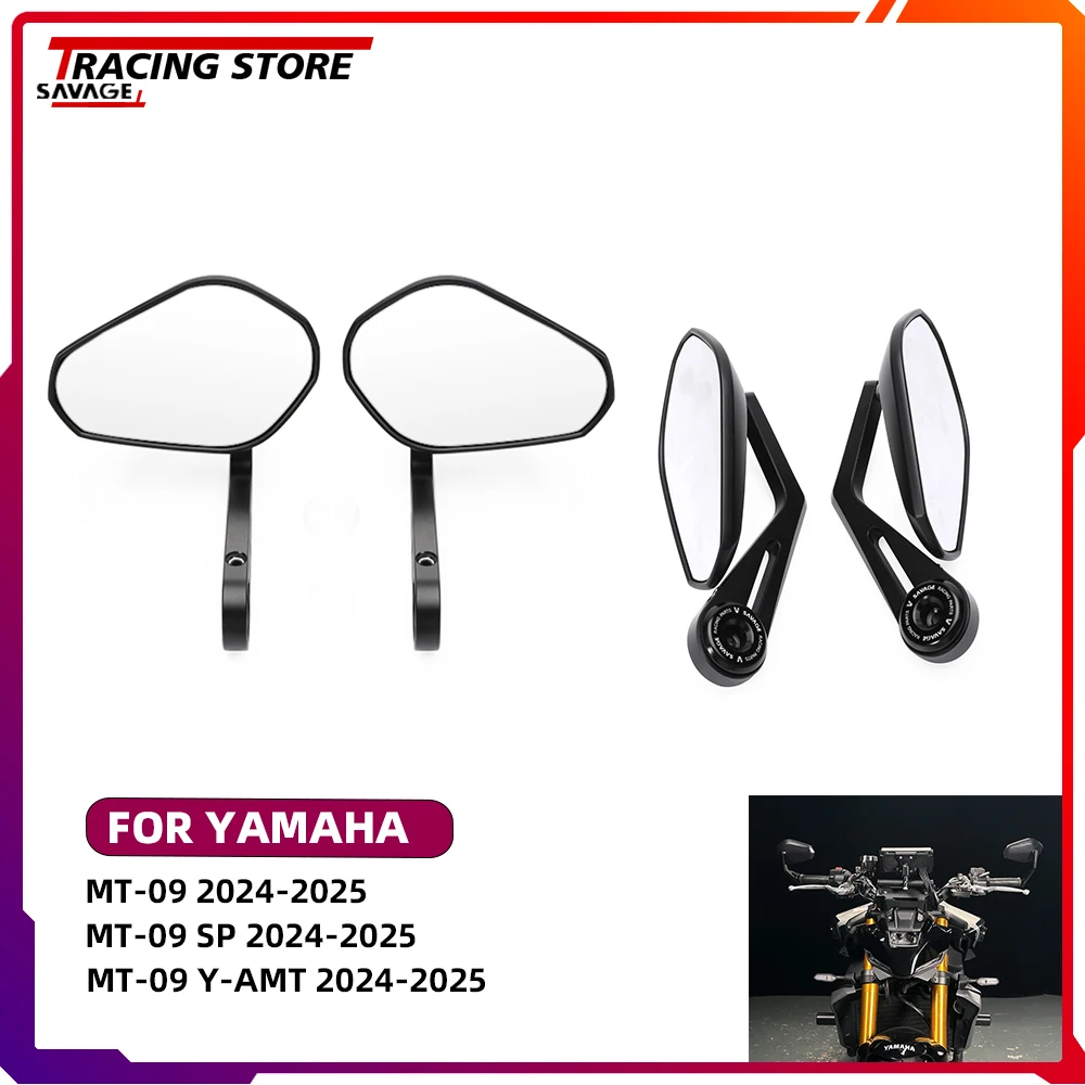 

Adjustable Side Mirror Bar End Handlebar Mirror For Yamaha MT-09 SP Y-AMT Rear View Mirror MT09 MT 09 Motorcycle Accessorie 2025