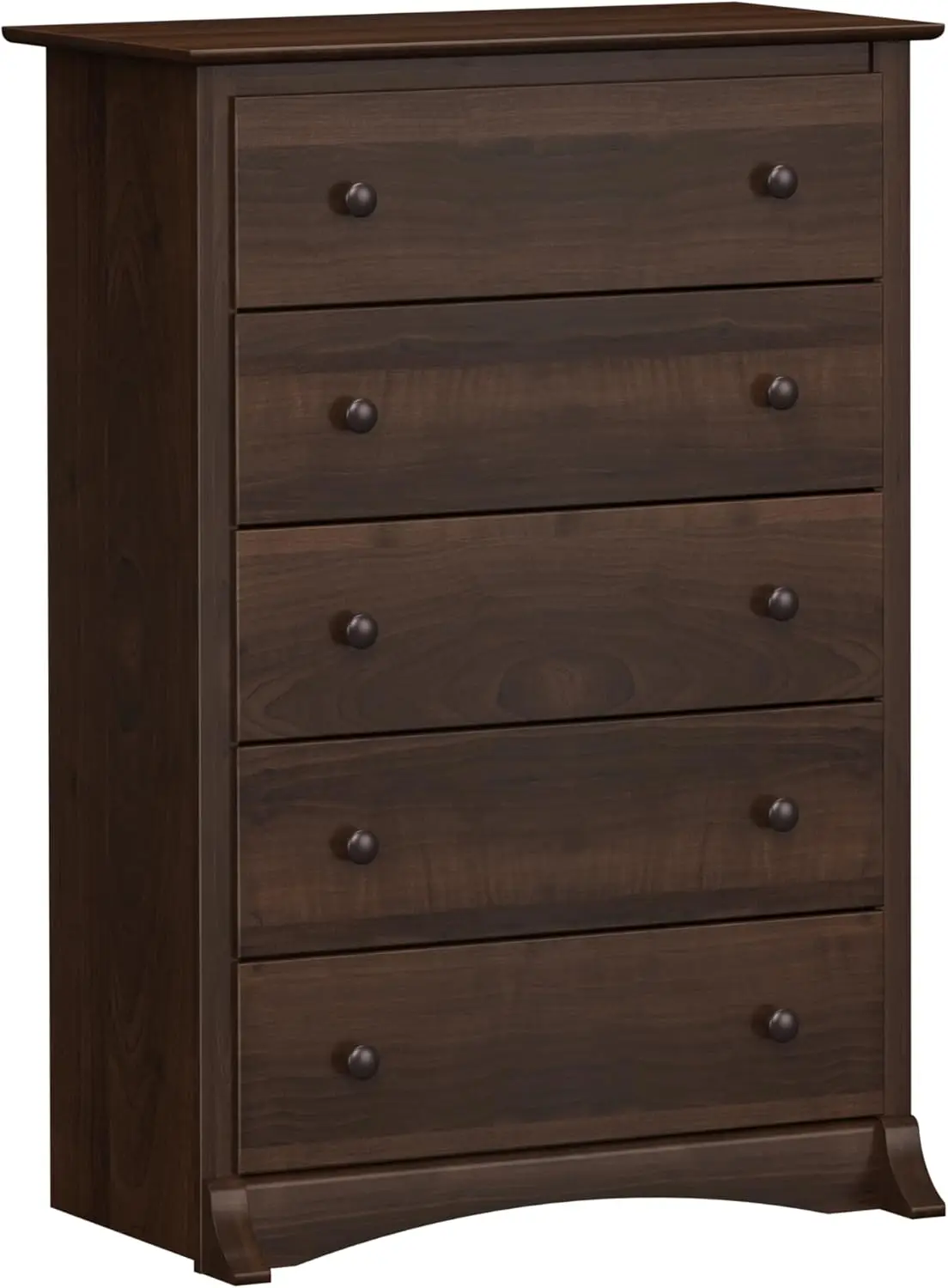 PrepacSuperior 5-Drawer Chest for Bedroom - Spacious and Stylish Chest of Drawers, Measuring 17.75