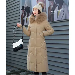 Winter Jacket Women Parkas 2024 New Mid-length Women's  Winter Coat Jacket Warm Down Cotton Parkas Woman Padded Coats