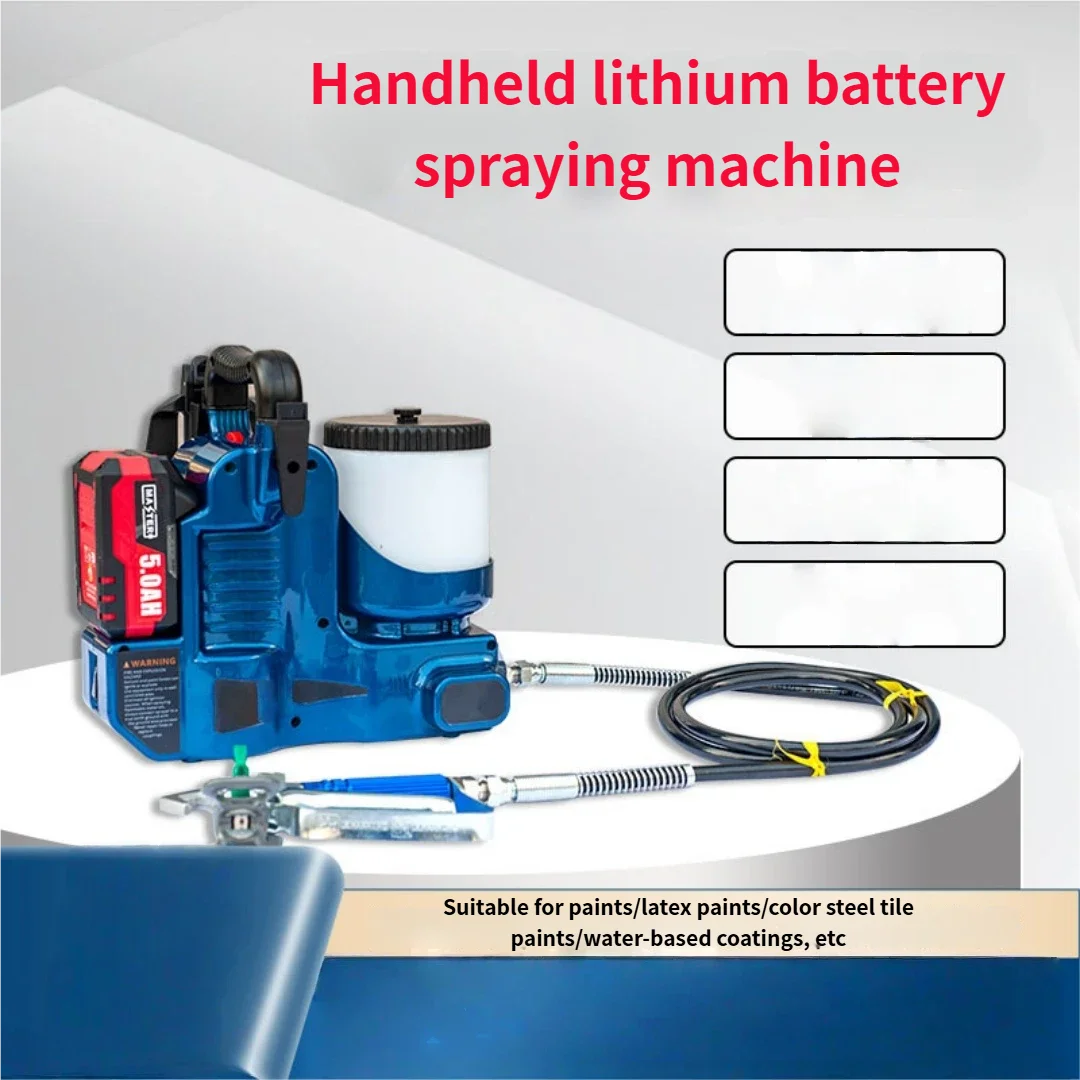 Безвоздушный электрический распылитель латексной краски высокого давления для пистолета-распылителя Makita 18 В для дома/интерьера, портативный высокий распылитель