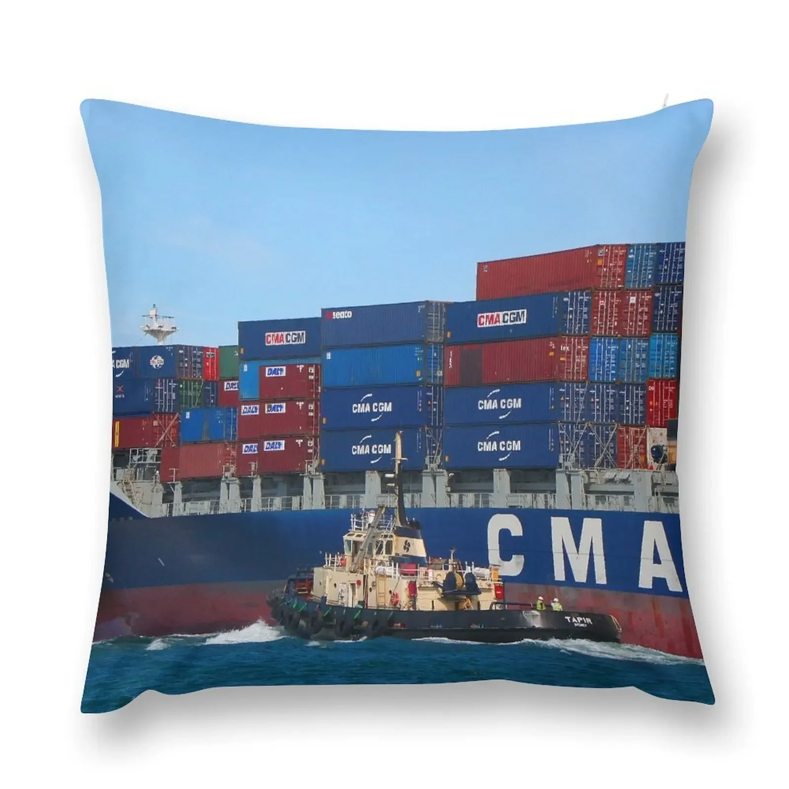 

Container cargo ship Throw Pillow pillow cover christmas Sofa Cushions Covers Throw Pillow