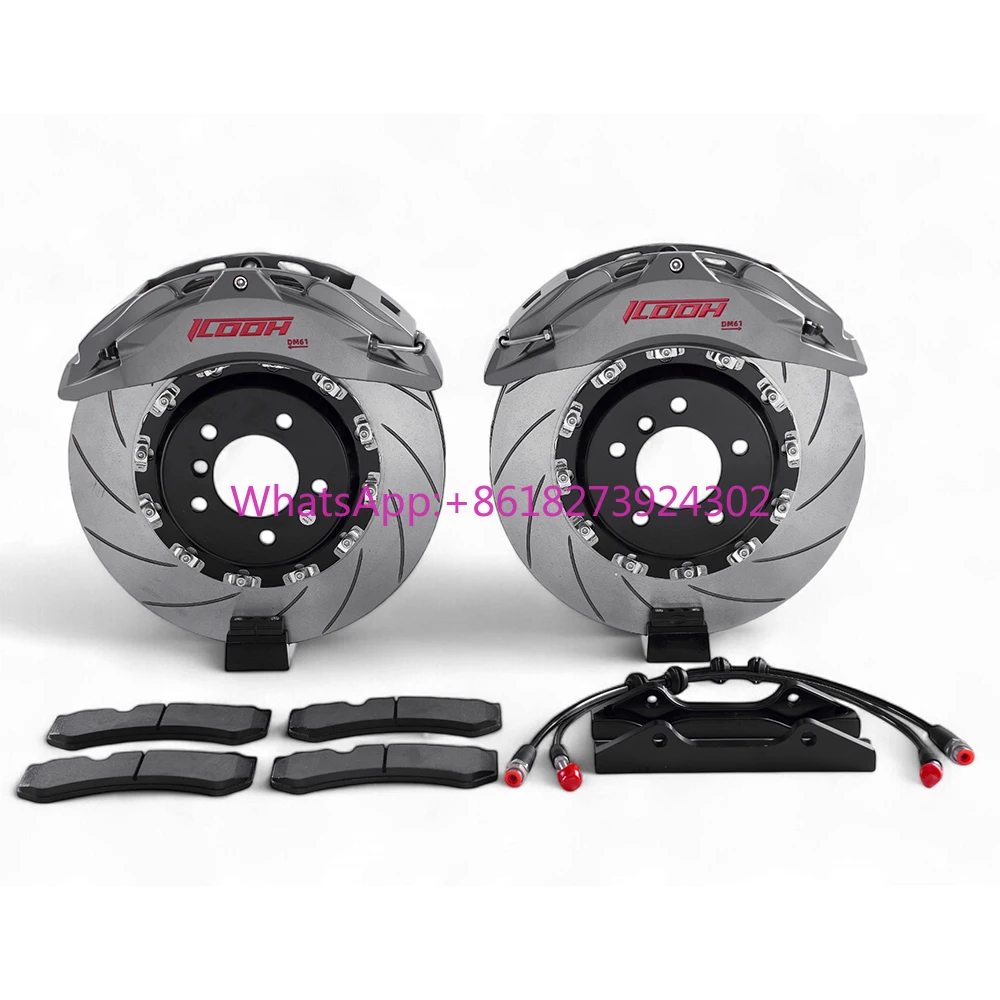 

ICOOH Racing Большие тормозные комплекты Высокопроизводительные 6-поршневые DM6 345/355 мм Модифицированные тормозные комплекты для Toyota Hilux Geely Coolray