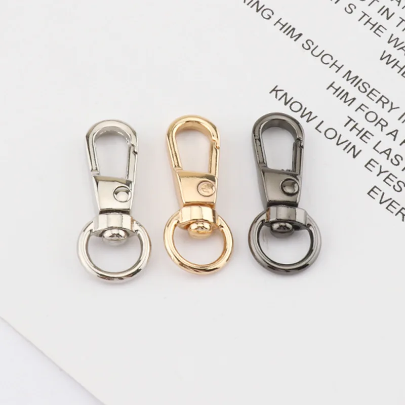 2/5/10PCS Metal Bags Buckle Swivel Lobster Clasp Trigger Clip Snap Hook Handbag Hanger KeyChain DIY Sewing Accessories