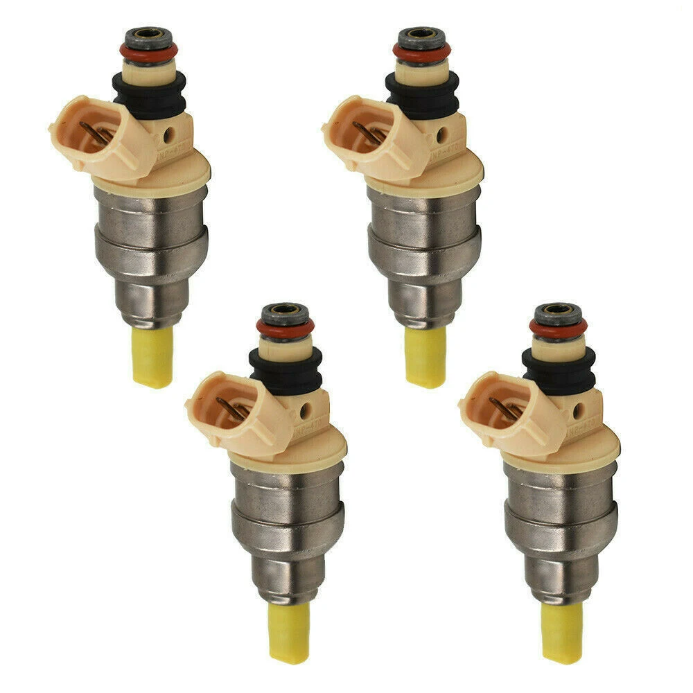 4Pcs Upgraded Fuel Injectors 15710-58B00 for Suzuki Sidekick X-90 for Chevrolet Tracker 1.6L INP-470