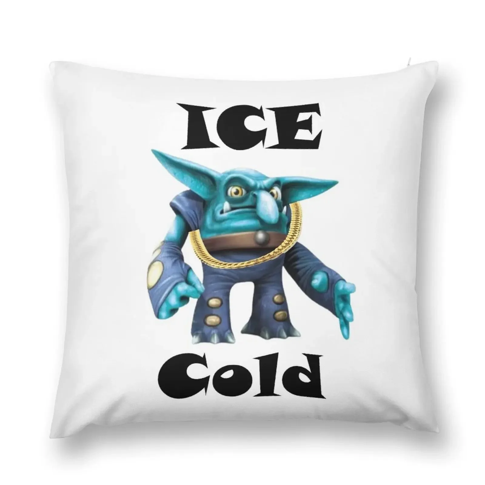 ice cold chill bill from skylanders Throw Pillow Ornamental Pillow Luxury Living Room Decorative Cushions Cushions Cover pillow