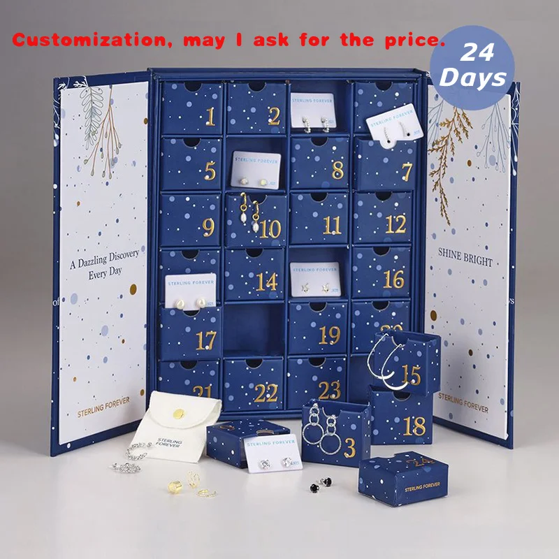 

custom.2025 Custom 24 Days Advent Jewelry Calendar Box