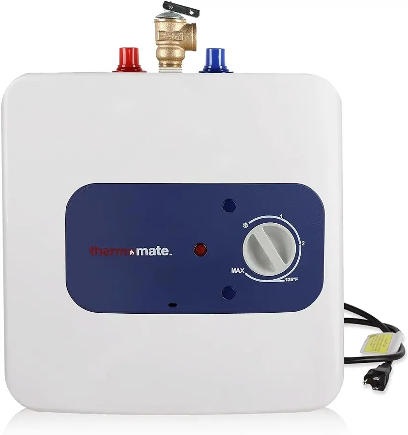 Mini Tank Electric Water Heater2.5 Gallons Point of Use No Wait for Hot Water Under Kitchen Sink , Wall or Floor Mounted