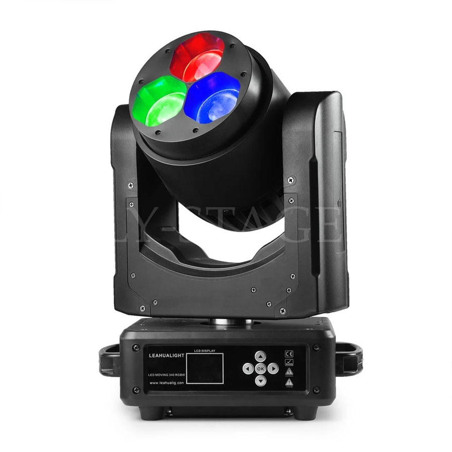 

Promotion Dyeing Stage Lights Rgbw 4in1 150w Led Beam Dj Tv Event 3x40w Wall Wash Moving Head