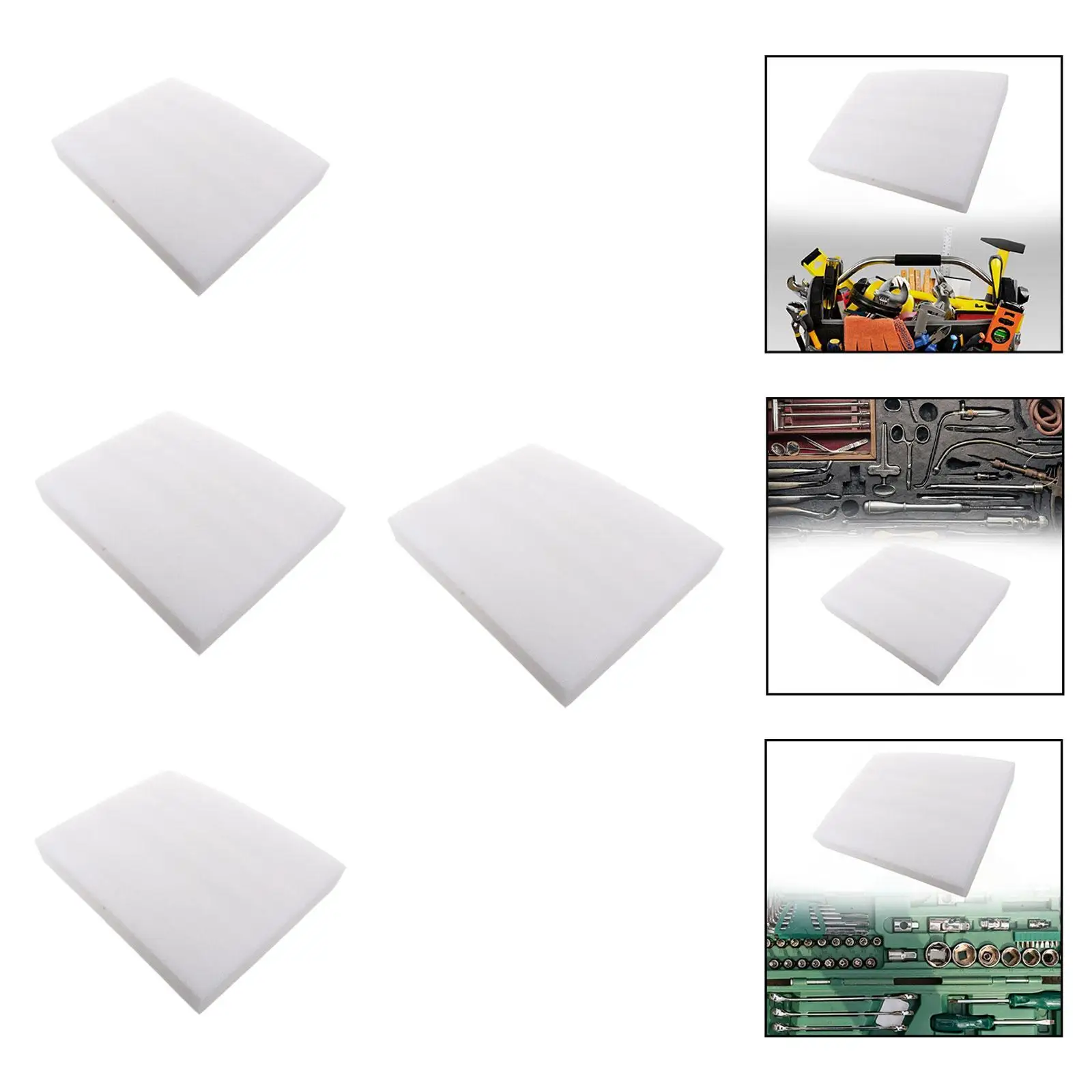 

Tool Box Foam Insert Reusable Removable Protection Wrapping for Camera Case Tabletop Miniatures Storage Transport Moving House